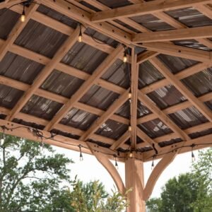 Cordova 14×10 Outdoor Gazebo with Steel Frame and Weather-Resistant Canopy - Image 5