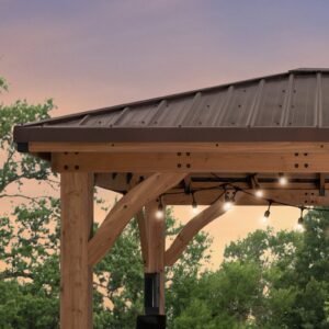 Cordova 14×10 Outdoor Gazebo with Steel Frame and Weather-Resistant Canopy - Image 7