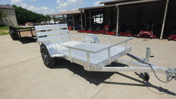5′ x 10′ Aluminum Utility Trailer with Gate and Mag Wheels – 3500 lb Axle - Image 3