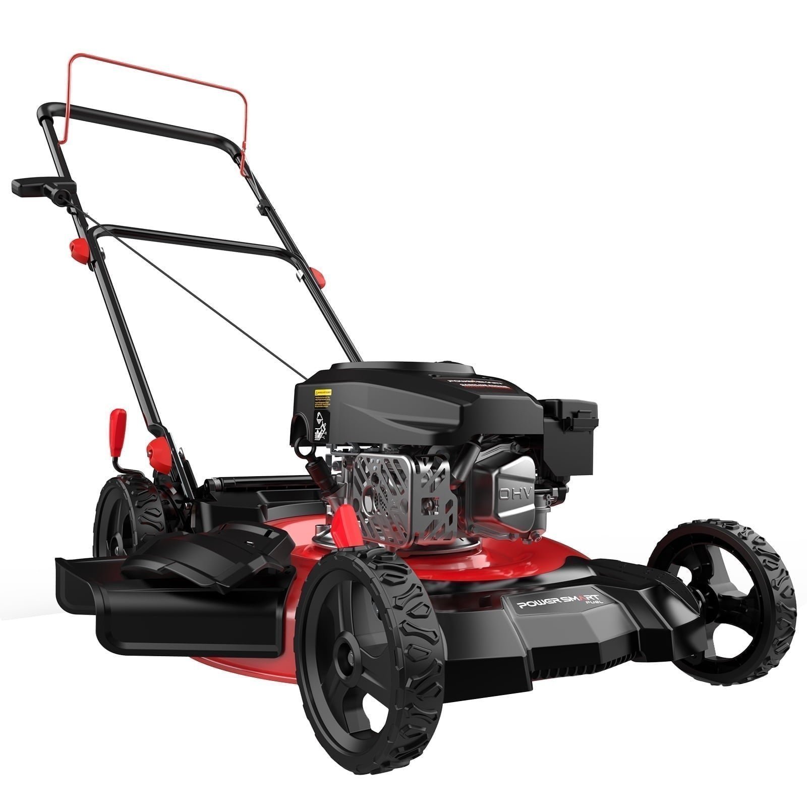 PowerSmart 21 in. Gas Push Lawn Mower, 144cc 2-in-1 Side Discharge