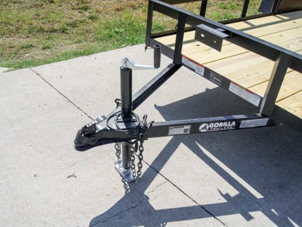 5×12 Powder Coated Dovetail Utility Trailer 3500lb Axle - Image 7